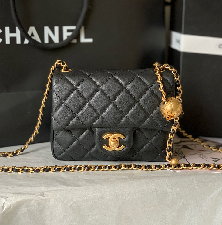 AS1786 Classic Flap Pearl Chain Bag - 13 Colors Available,Premium Quality 14 (1)