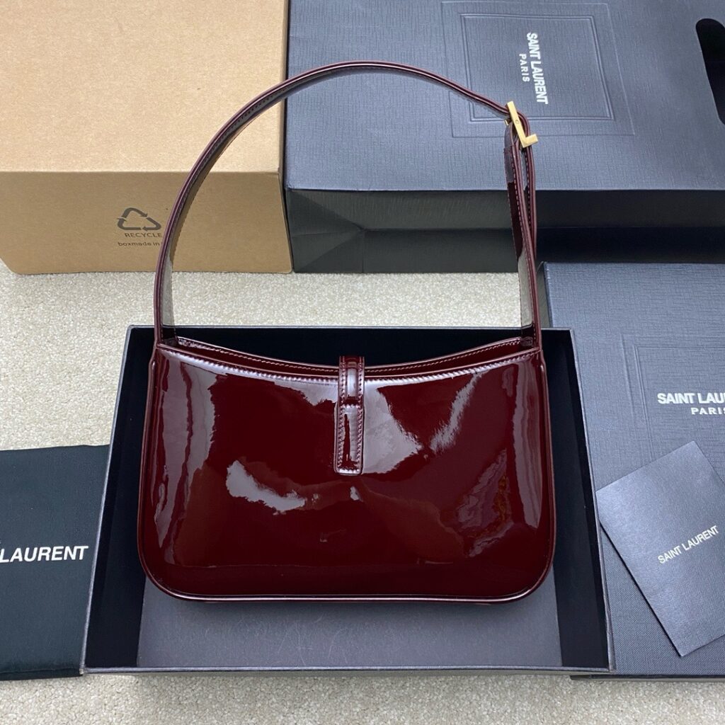Le 5 à 7 Patent Leather Hobo Bag - Premium Quality 14=== (2)