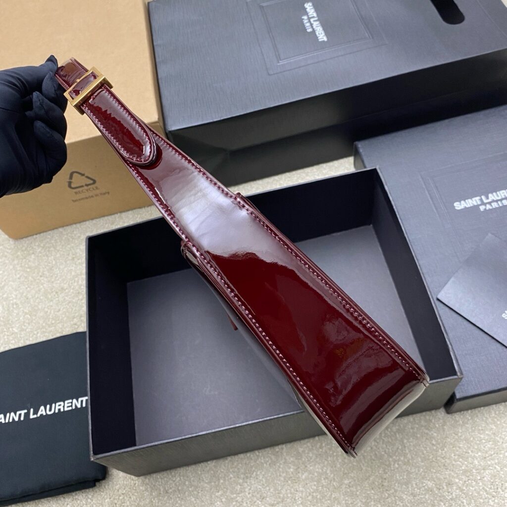 Le 5 à 7 Patent Leather Hobo Bag - Premium Quality 14=== (4)
