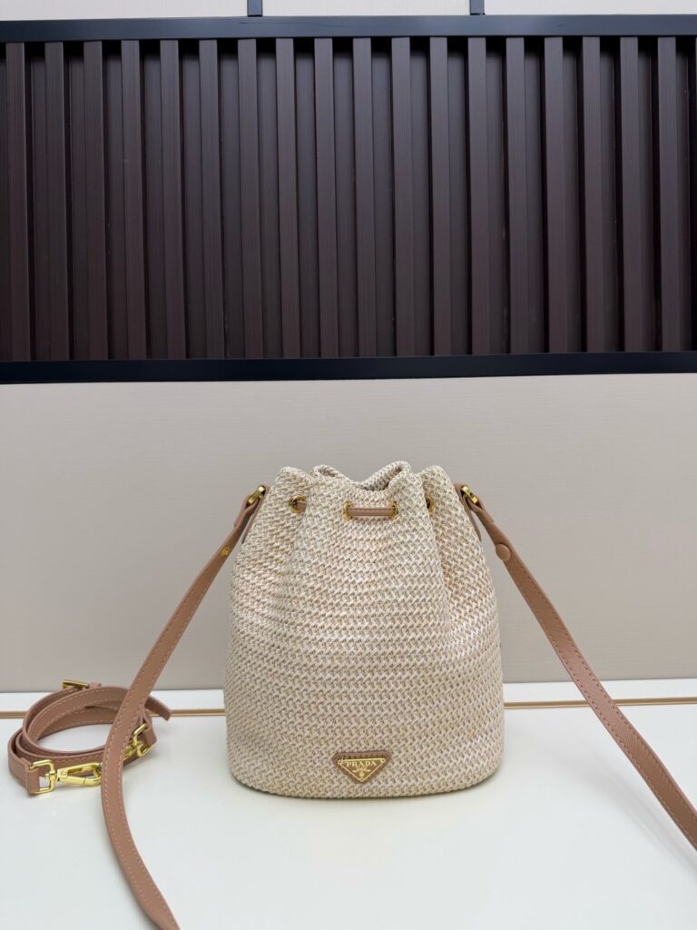 Raffia Woven Bucket Bag- 2 Colors Available 18=== (6)