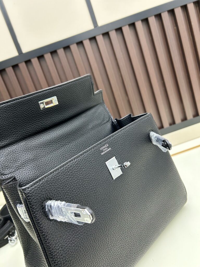 Hermès-Inspired Kelly-Style Leather Bag - 4 Colors Available 2=== (13)
