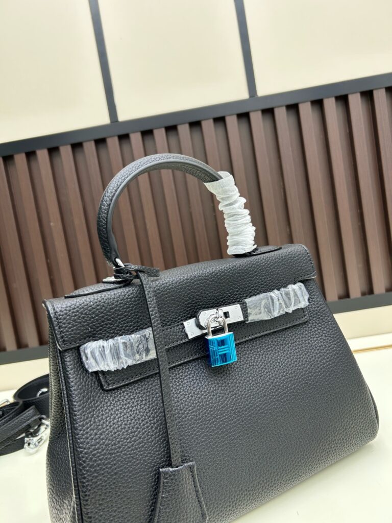 Hermès-Inspired Kelly-Style Leather Bag - 4 Colors Available 2=== (9)