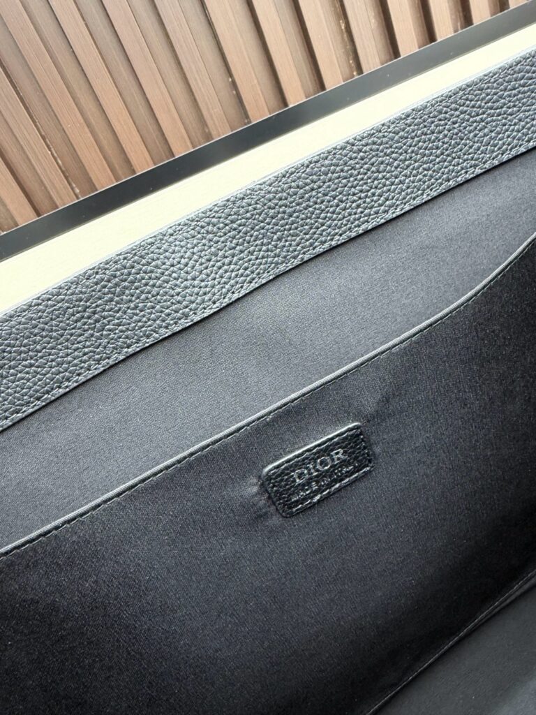 East-West Bag – Black Oblique Embossed Style 24 (8)