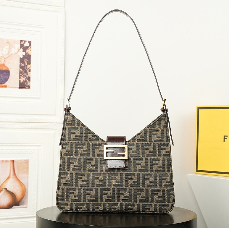 Vintage FF Underarm Bag – Classic Monogram Style 25