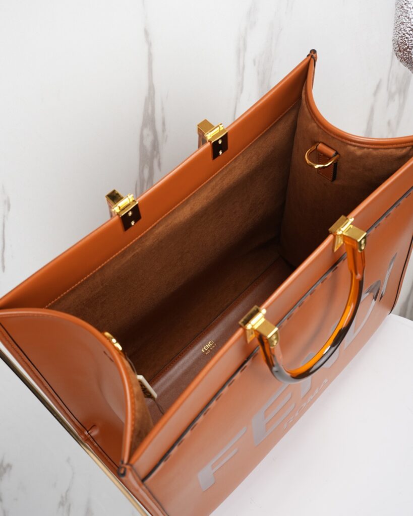 Sunshine Tote Bag – Leather Logo Style, 3 Sizes Available 33 (8)