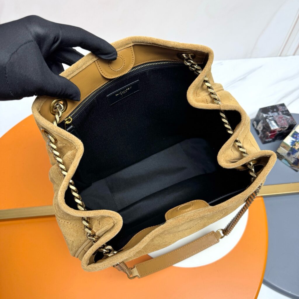 Niki Suede Calf Leather Shopping Tote - 3 Colors Available,Premium Quality 38======== (10)