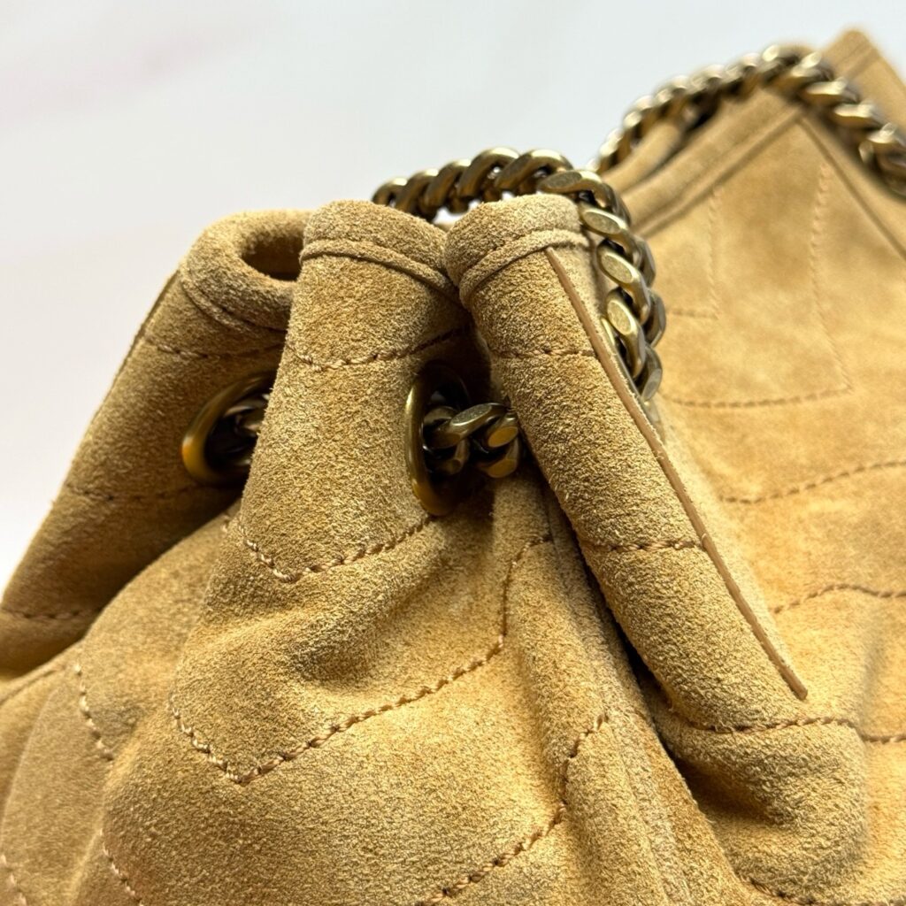 Niki Suede Calf Leather Shopping Tote - 3 Colors Available,Premium Quality 38======== (8)