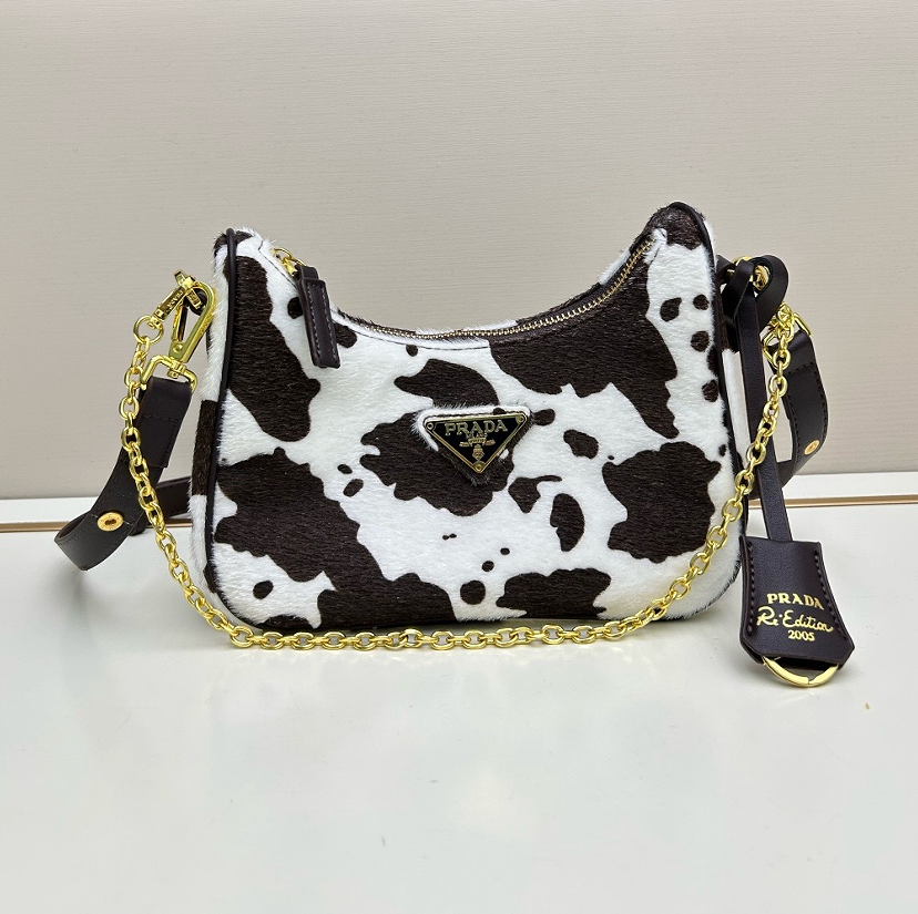 Prada-Inspired Aimée Cow Print Bag – Haircalf Style 38