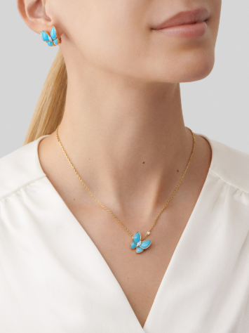 two butterfly pendant
