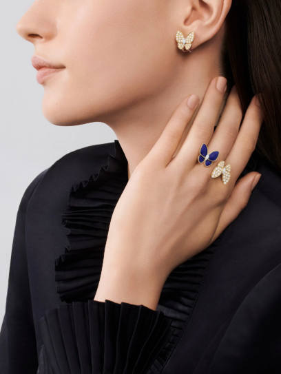 double butterfly ring