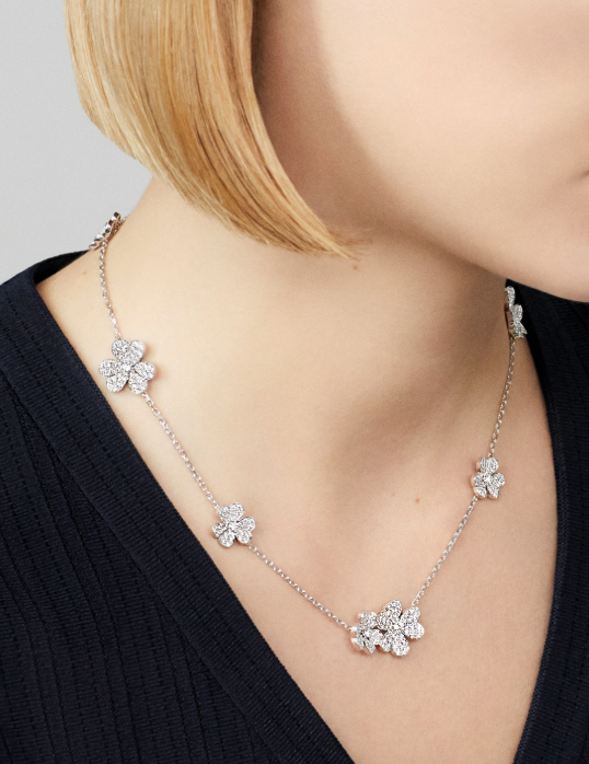 vintage alhambra necklace, 10 motifs