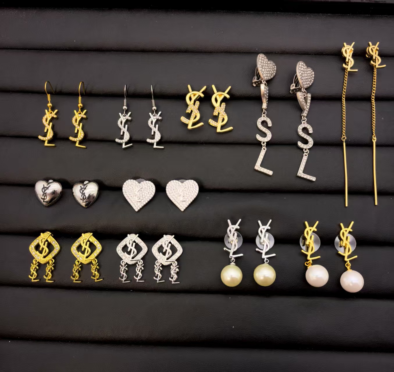 new saint laurent earrings（2）