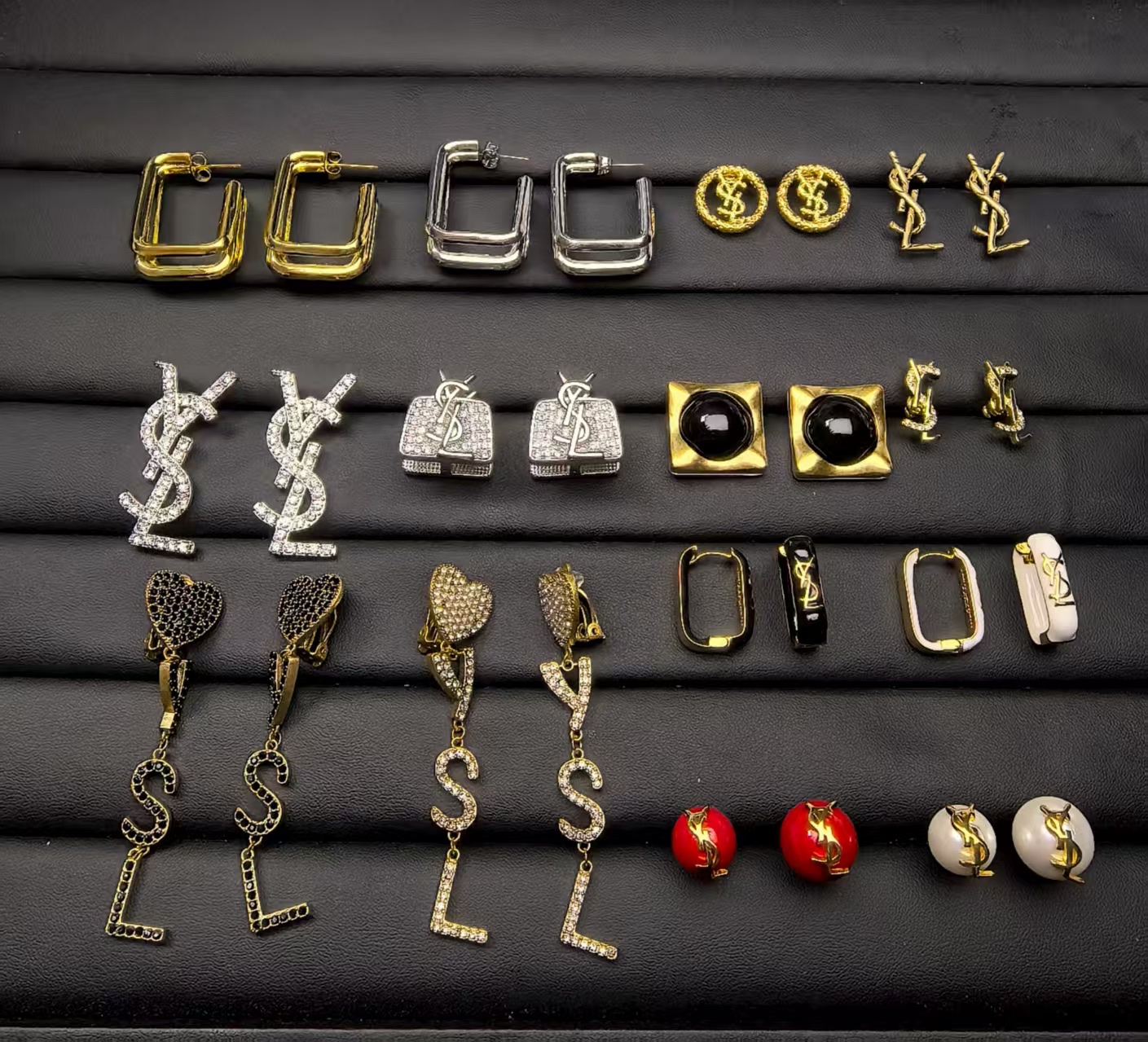 new saint laurent earrings（2）