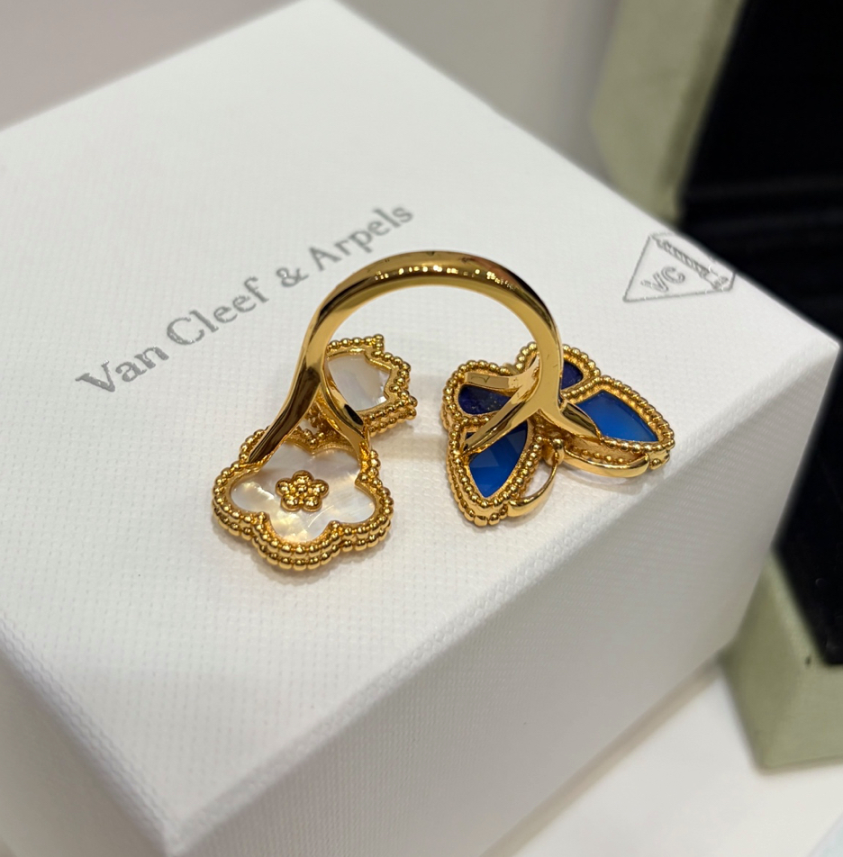 double butterfly ring