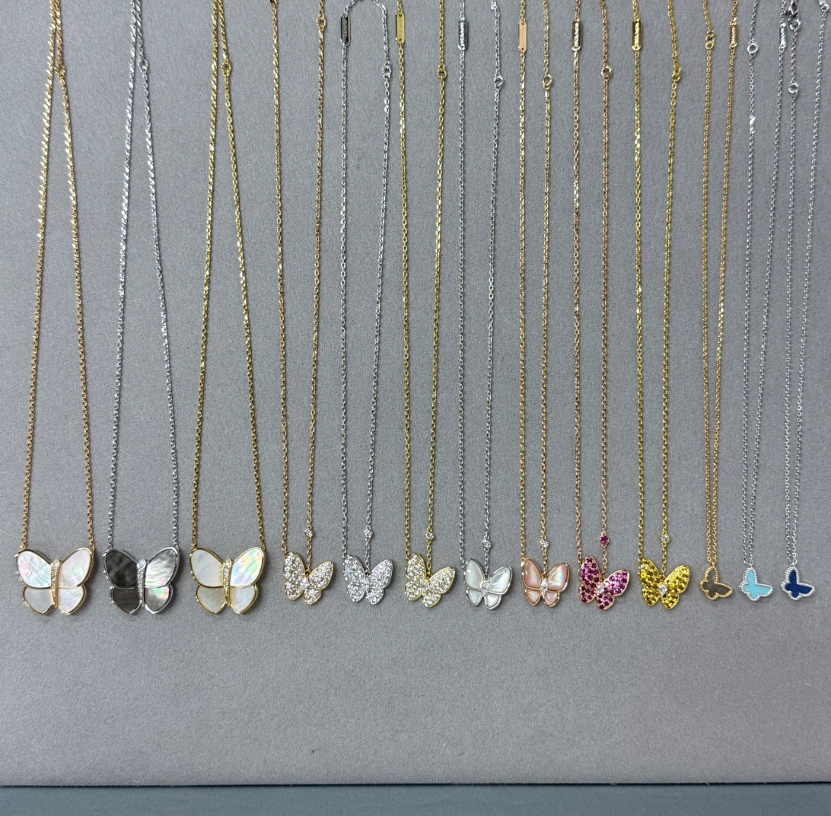 two butterfly pendant
