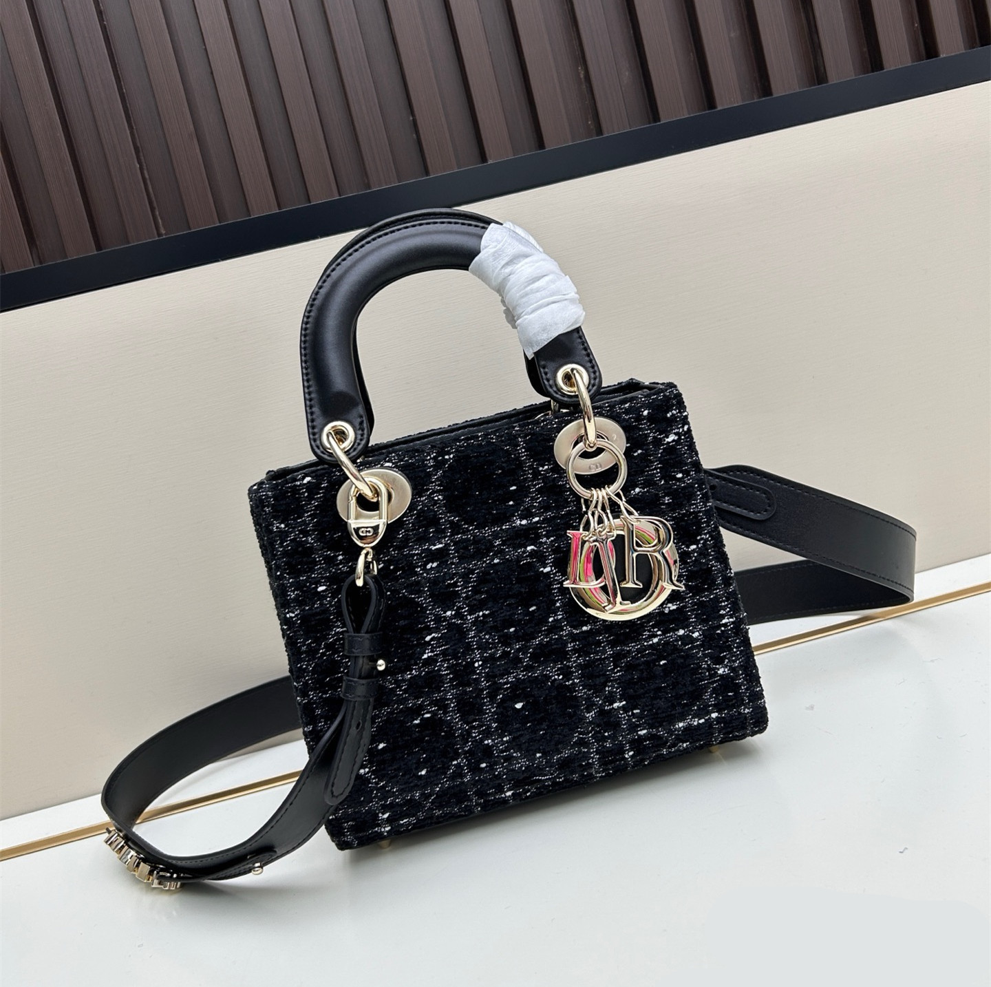 tweed cannage bag – 3 colors available tweed cannage bag – 3 colors available