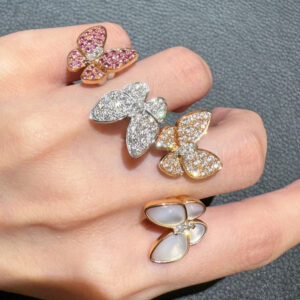 double butterfly ring